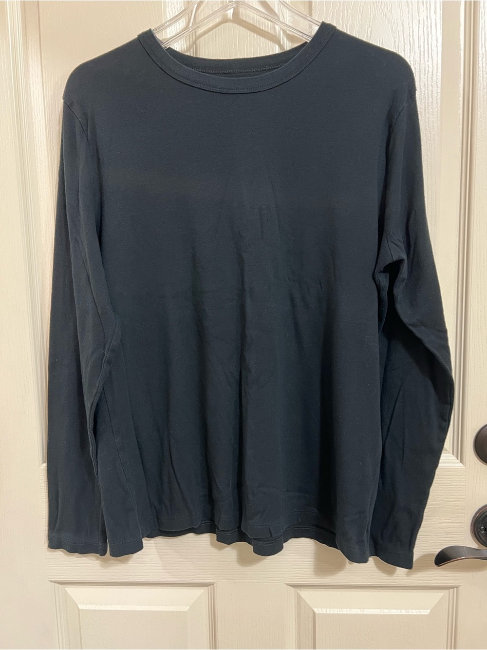 a new day women’s Long Sleeve Crewneck Shirt — Black